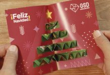 Recortable. Felicitación navideña