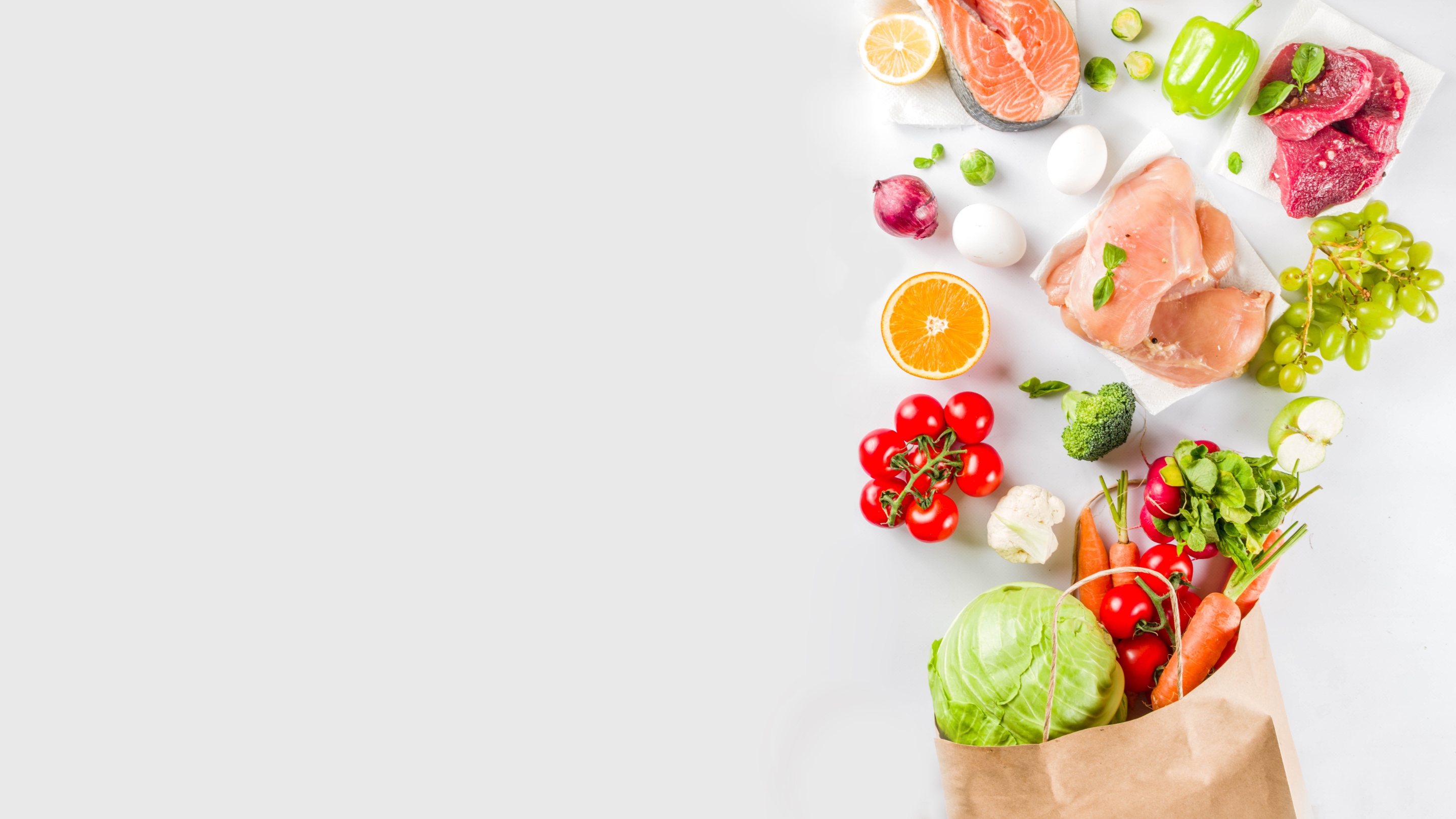 Alimentos esenciales en una despensa saludable