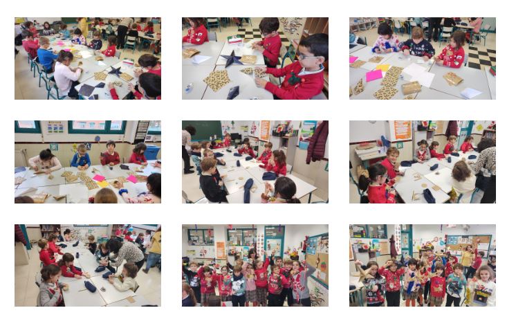 Actividad con familias en 2ºD