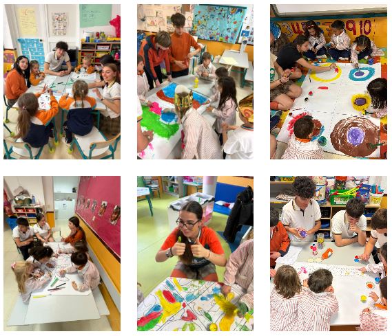 Modern art: english class with Infantil and 4Āŗ ESO