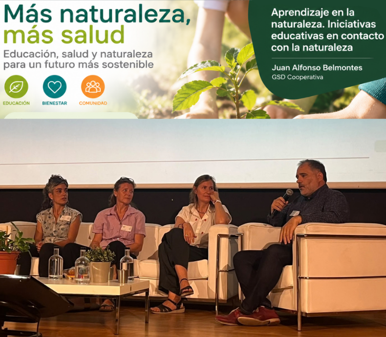 GSD participa en la jornada «Mås naturaleza, mås salud» aportando su experiencia en educación ambiental y conexión con la naturaleza